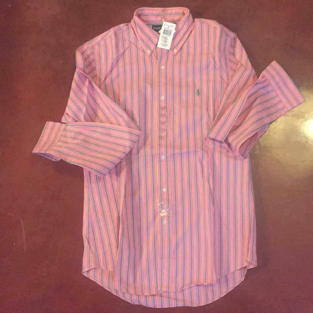 Ralph Lauren Men’s Medium Custom Fit Shirt NWT